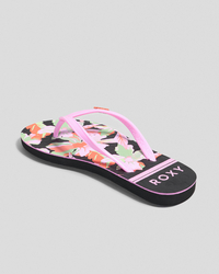 Roxy Girls' Viva Stamp Thongs for Womens image number null