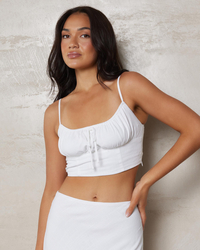 Mooloola Brighton Hawaii Ruched Top for Womens image number null