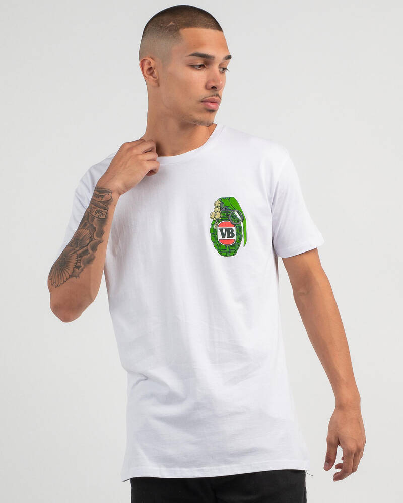 Victor Bravo's Green Grenade T-Shirt for Mens