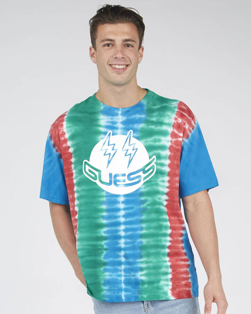 GUESS Jeans Balvin Tie Dye T-Shirt for Mens