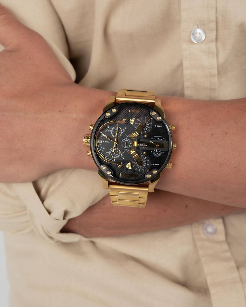 Diesel Big Daddy Stainless Steel Chronograph Watch for Mens