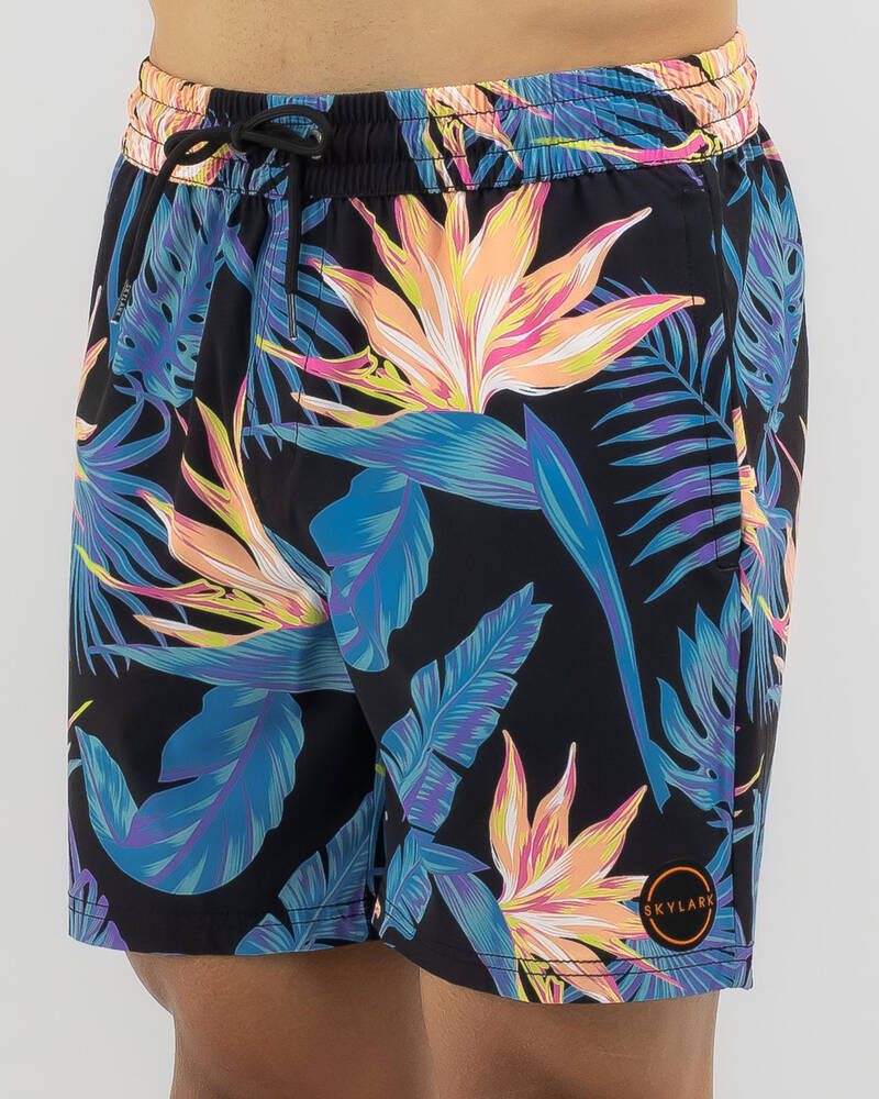 Skylark Abloom Elastic Waist Shorts for Mens