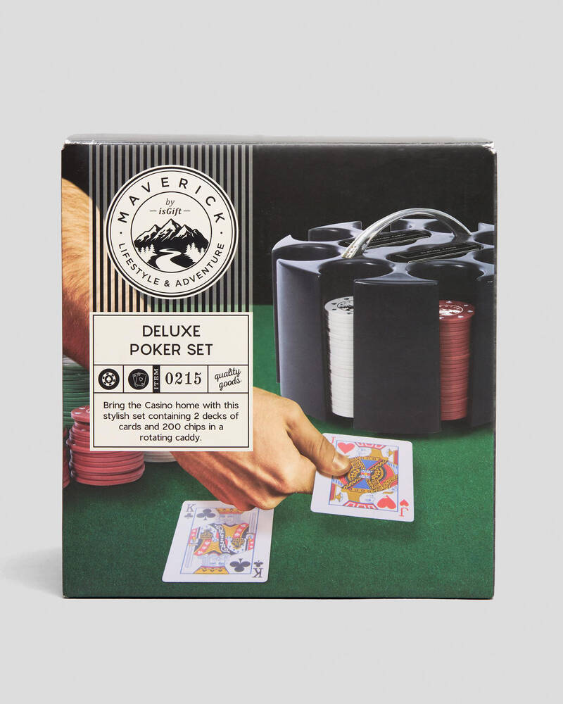 Get It Now Deluxe Poker Set for Unisex