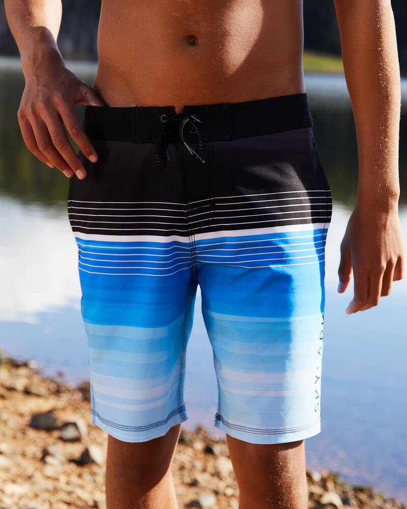 Skylark Creased Board Shorts for Mens
