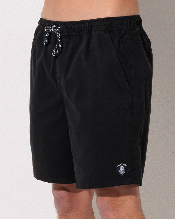 Salty Life Vision Elastic Waist Shorts for Mens