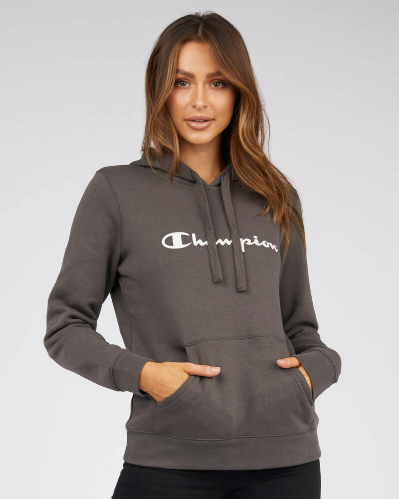 Champion Logo Hoodie for Womens