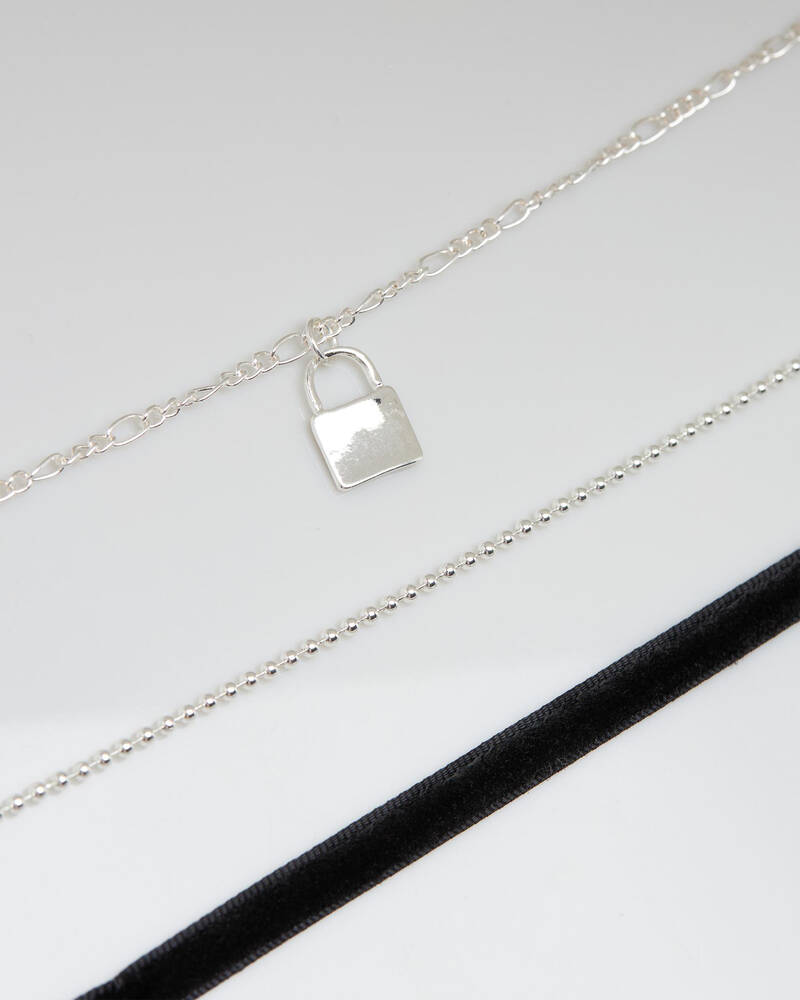 Karyn In LA Hatti Choker Necklace Pack for Womens