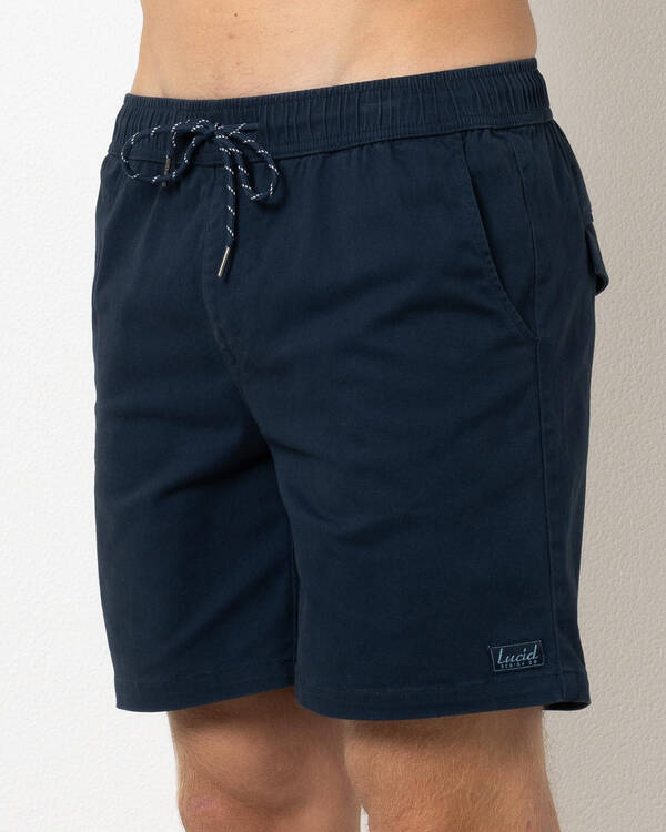 Lucid Toggle Elastic Waist Shorts for Mens