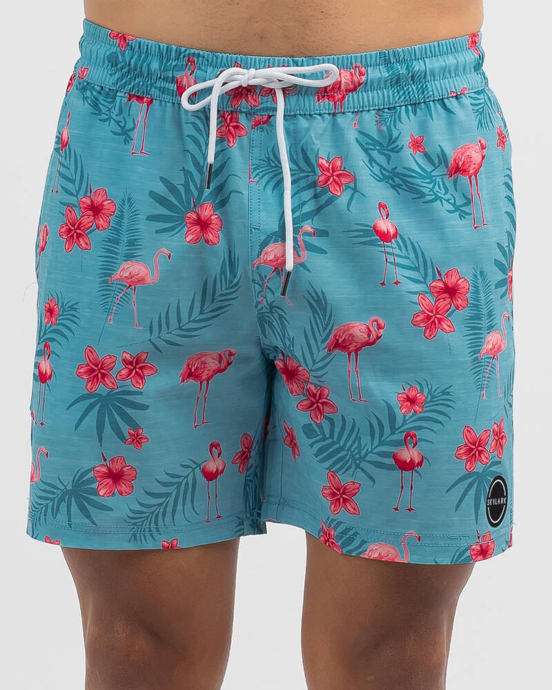 Skylark Bloomed Mully Shorts for Mens