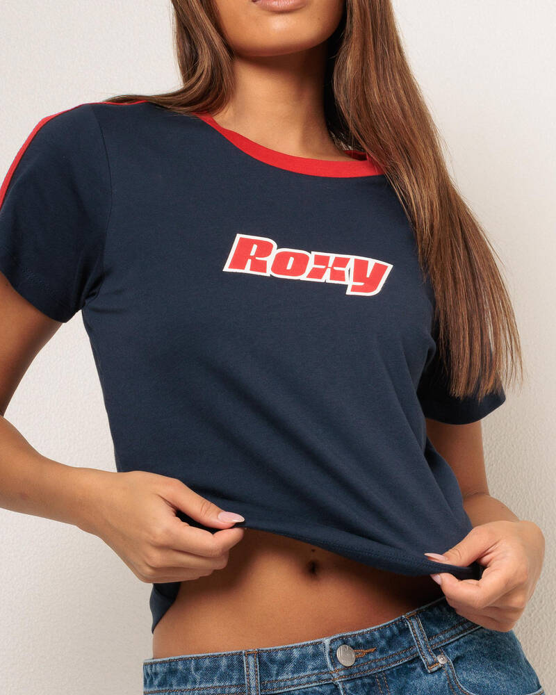 Roxy Game Time Baby Tee for Womens