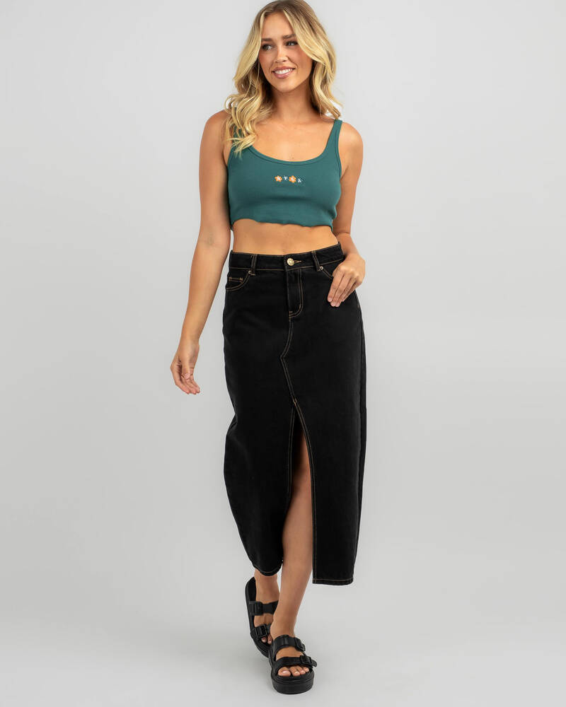 RVCA Hand Picked Scooped Tank Top for Womens