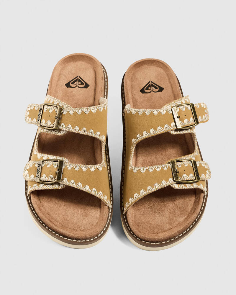 Roxy Womens Hyndira Slide Sandals for Womens