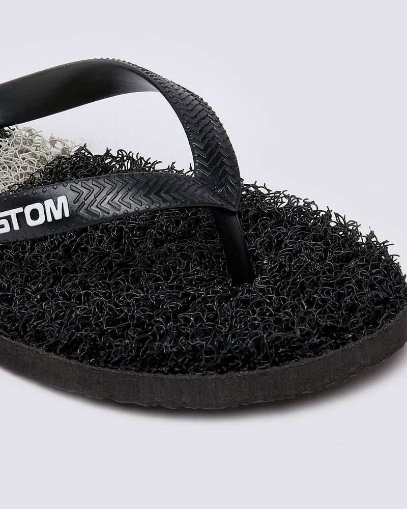 Kustom Mens Noodle Stripe Thongs for Mens