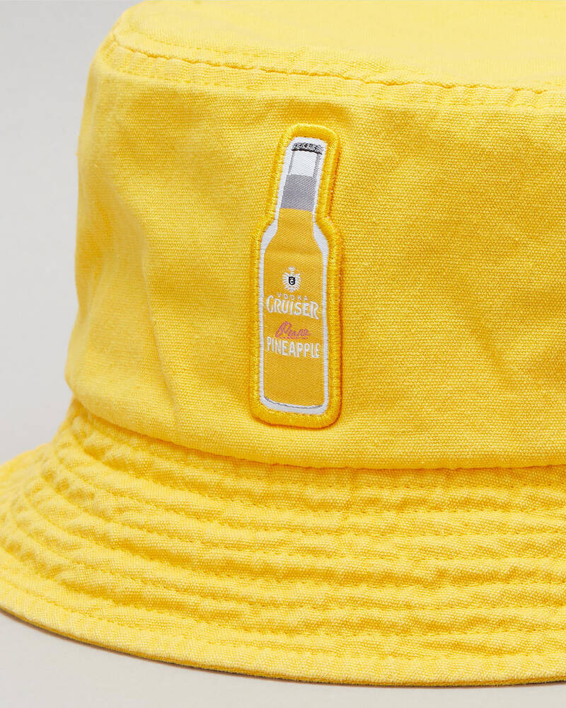 Vodka Cruiser Pineapple Cotton Bucket Hat for Mens