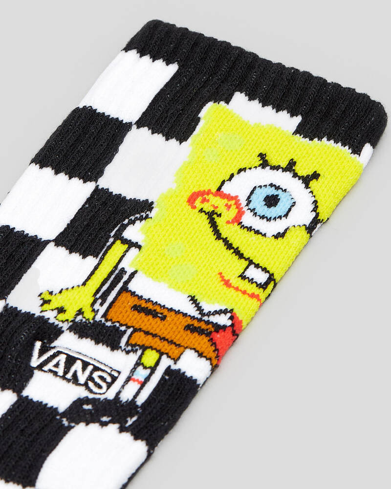 Vans SpongeBob Crew Socks 1 Pack L/XL for Mens