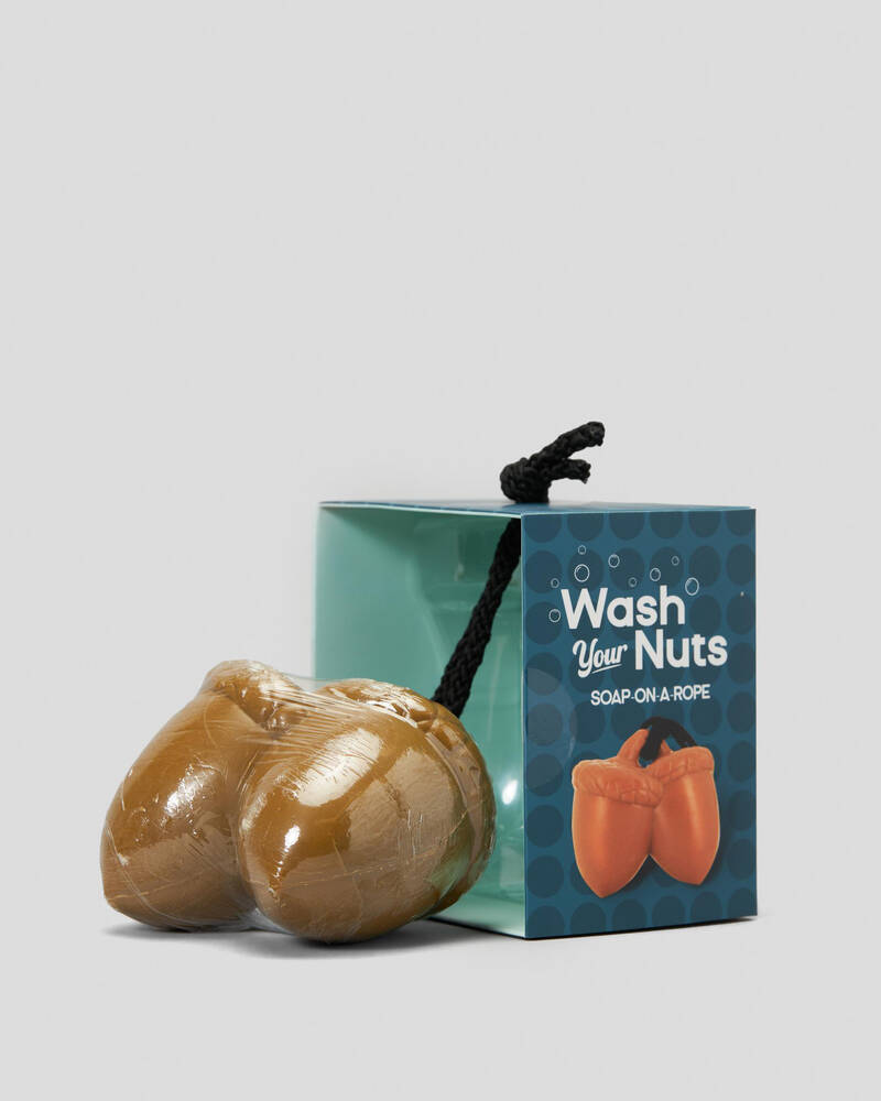 Get It Now Wash Your Nuts Soap on a Rope for Mens
