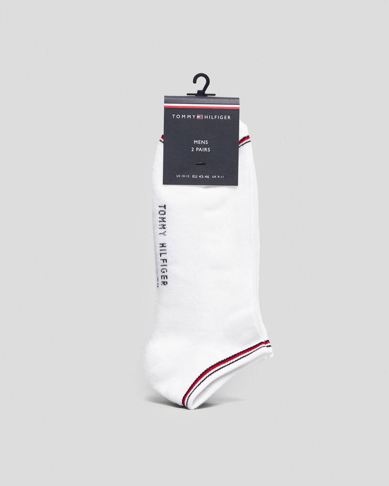 Tommy Hilfiger Iconic Sneaker Socks 2 Pack for Mens