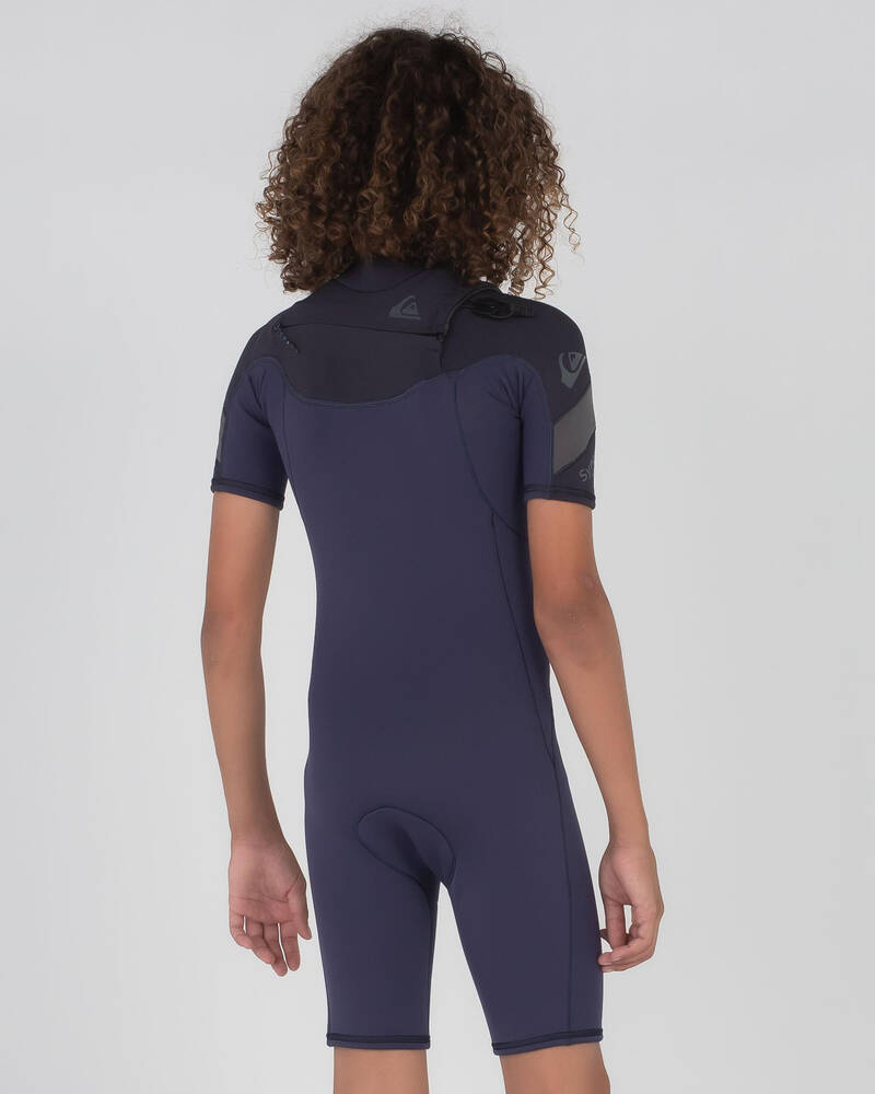 Quiksilver Boys' Syncro Short Sleeve Springsuit Wetsuit for Mens