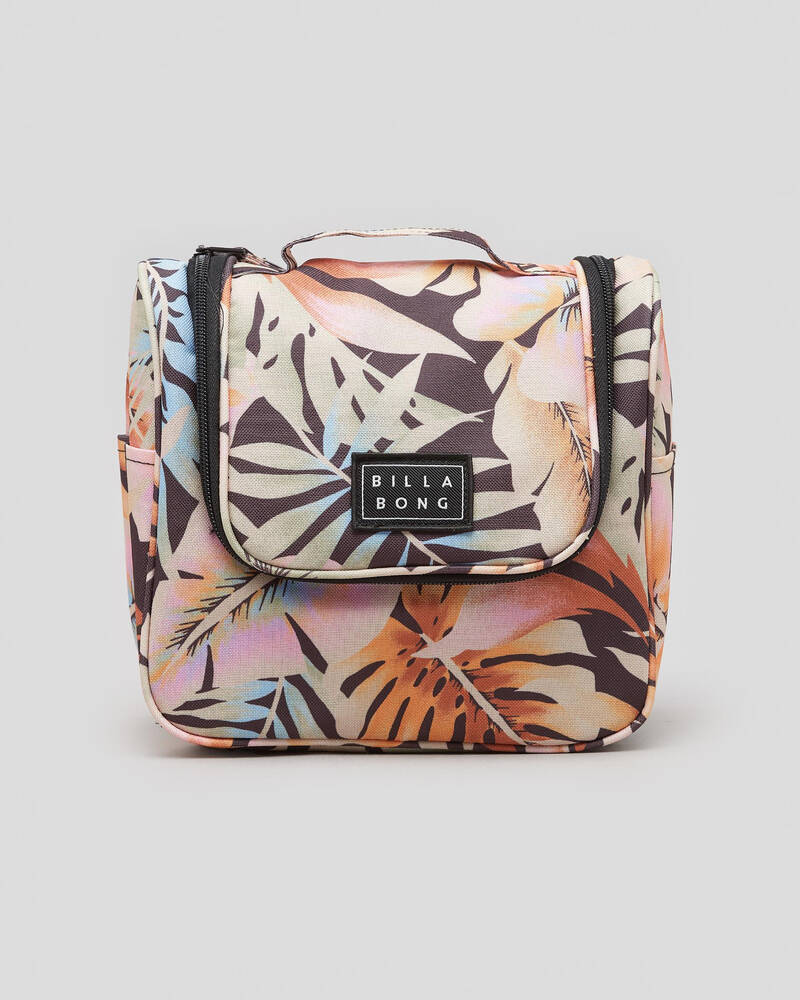 Billabong Travel Beauty Makeup Case for Womens