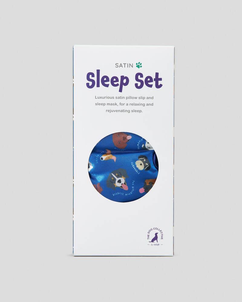 Get It Now The Dog Satin Sleep Mask & Pillow Set for Womens