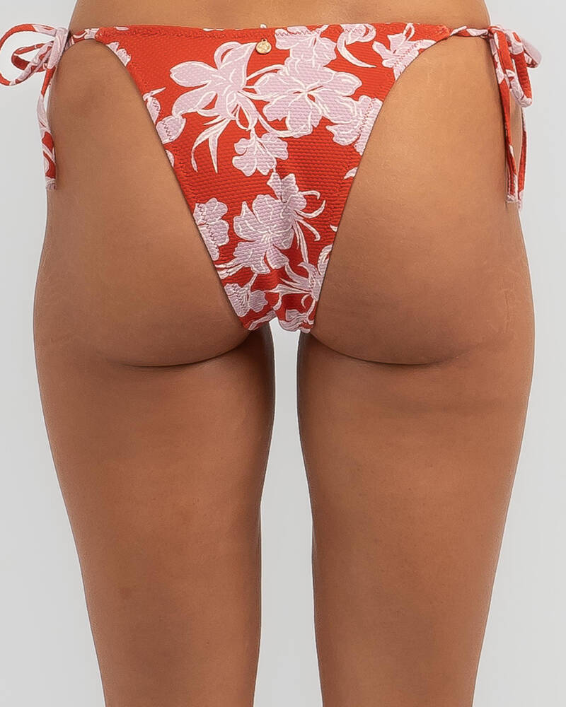 Rhythm Catalina Floral Tie Side Hi Cut Bikini Bottom for Womens