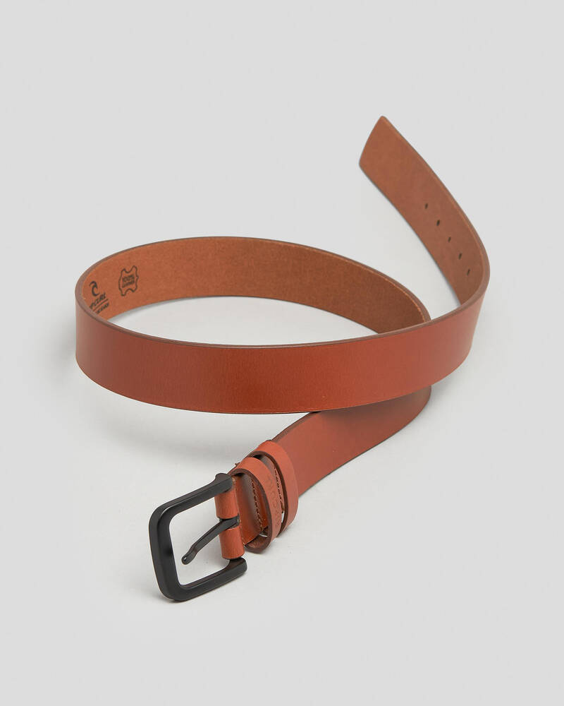 Rip Curl Cut Down Leather Belt for Mens