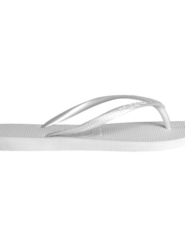 Slim Metallic Thongs