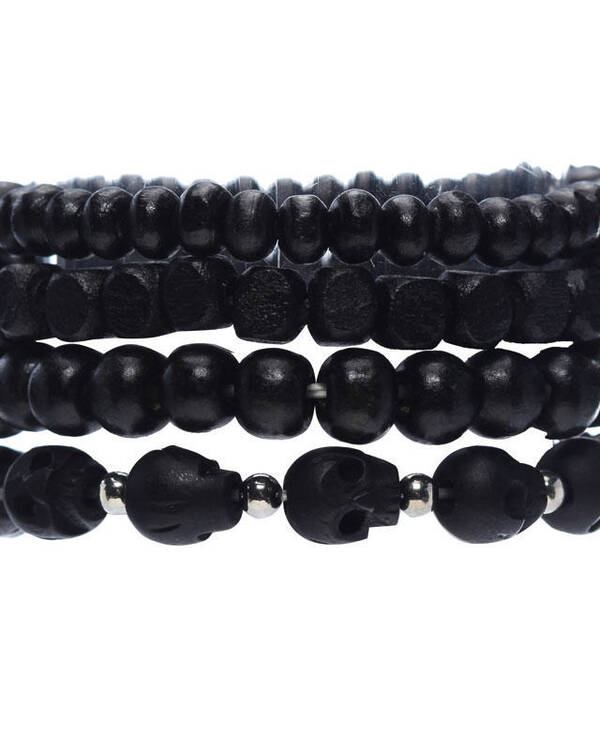 Black Skull Combo Bracelets
