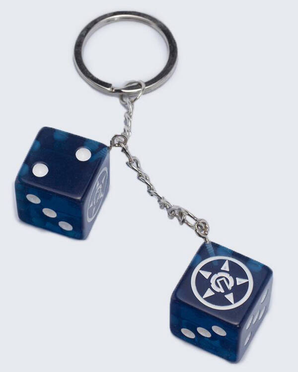 Dice Keyring