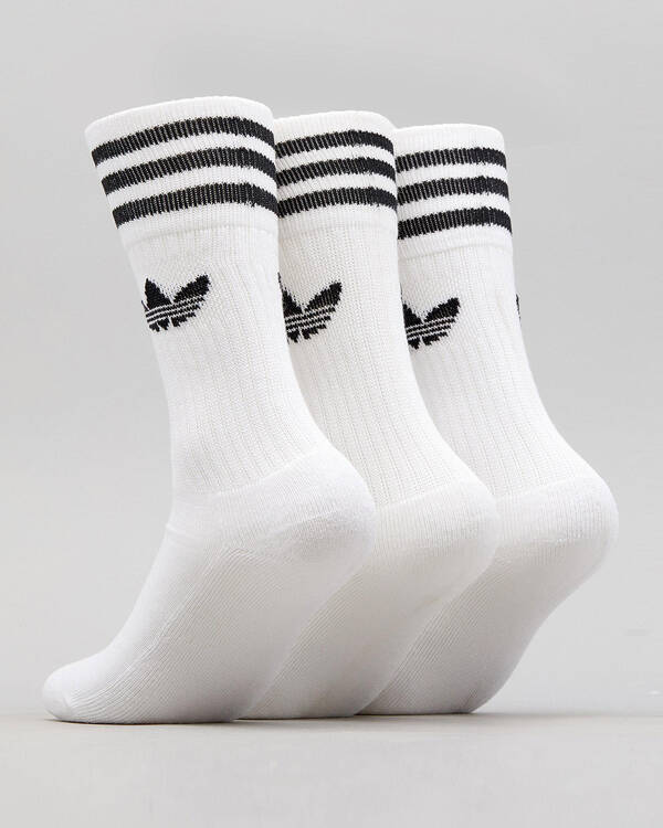 Solid Crew Socks