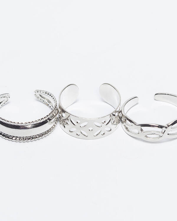 Shine Toe Ring Pack