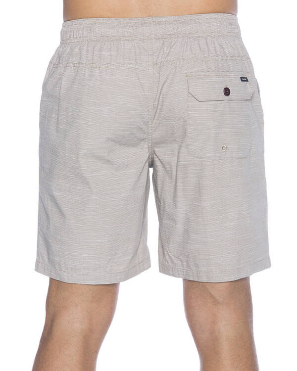 Slub Elastic Shorts