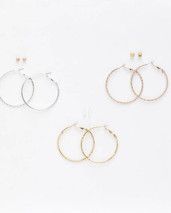 Geo Hoop Earring Pack