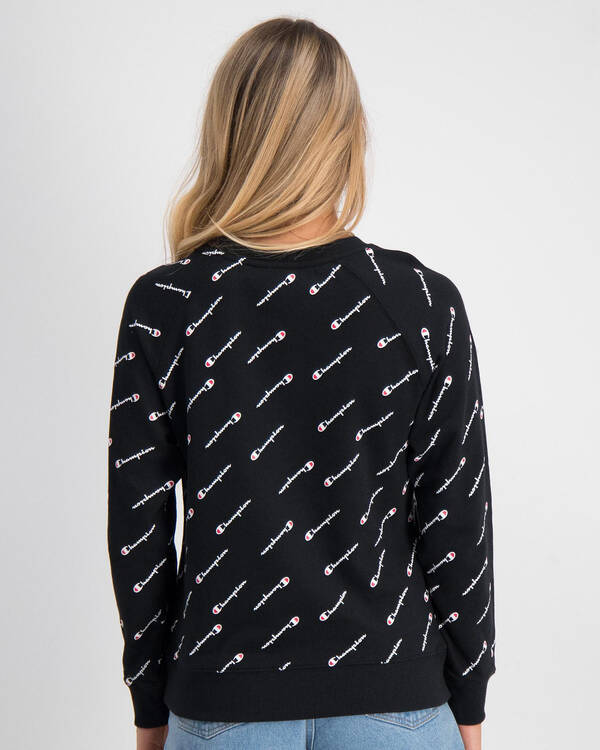French Terry Allover Sweatshirt