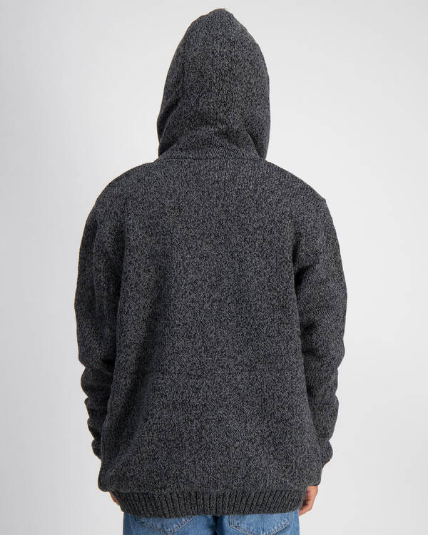 Abstract Knit Hoodie