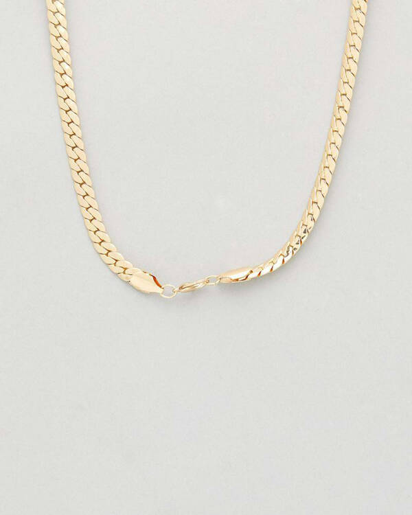 Gold Snake Chain Necklace