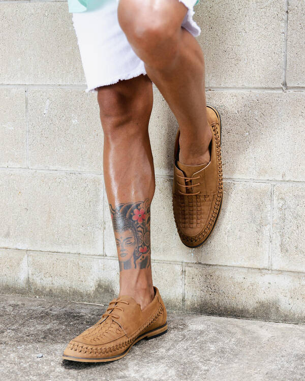 Seek Woven Lace Up Shoes