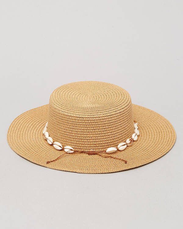 Shell Boater Hat