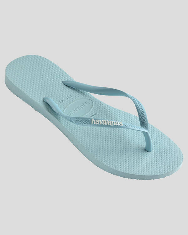 Slim Rubber Logo Thongs