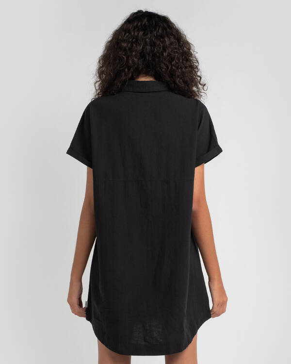Classic Linen Shirt Dress