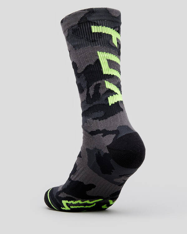 Camo Cushioned Crew Socks