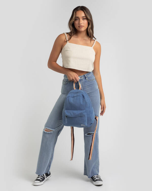 Denim Mini Golden Day Backpack
