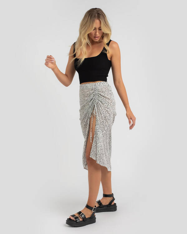 Drapper Midi Skirt