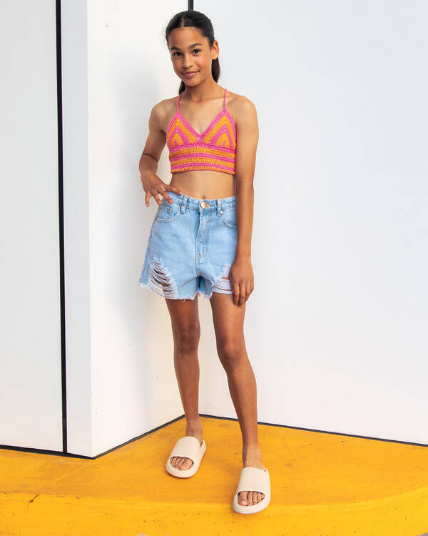 Britney Crochet Top