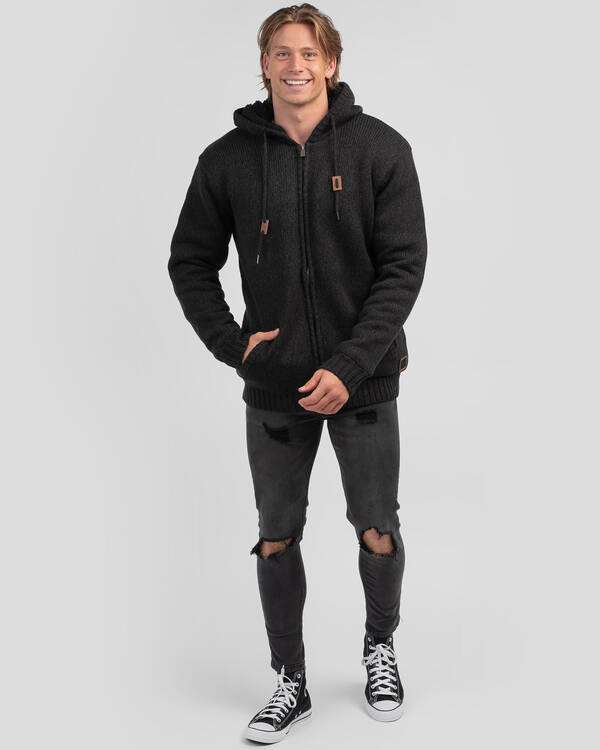 Borderline Knit Hoodie