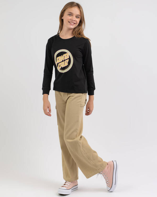 Striped Reverse Dot Long Sleeve T-Shirt
