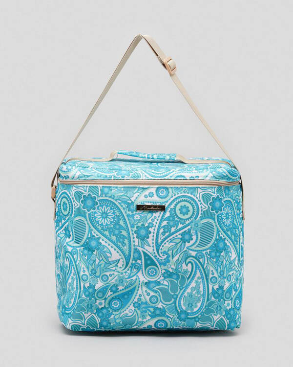 Aqua Paisley Cooler Bag