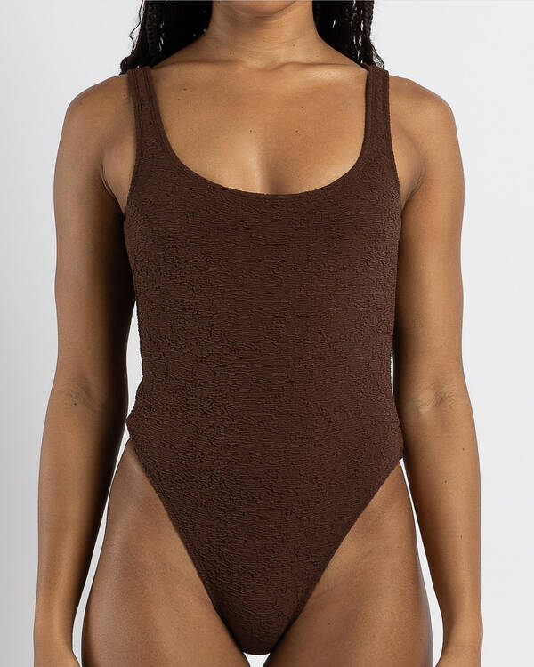 Sandalwood Retro One Piece Swimsuit