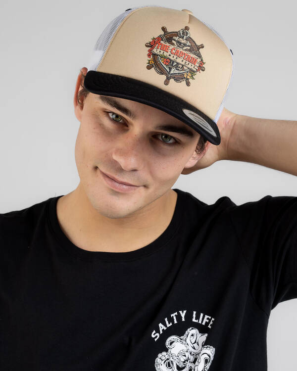 Captain Wheel Foam Trucker Cap