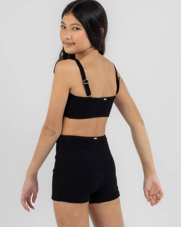 Elora Scrunch Bandeau Bikini Set